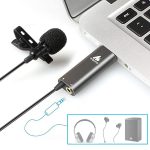 AU-UL20 Maono Mini Lavaliver USB Microphone With Sound Card
