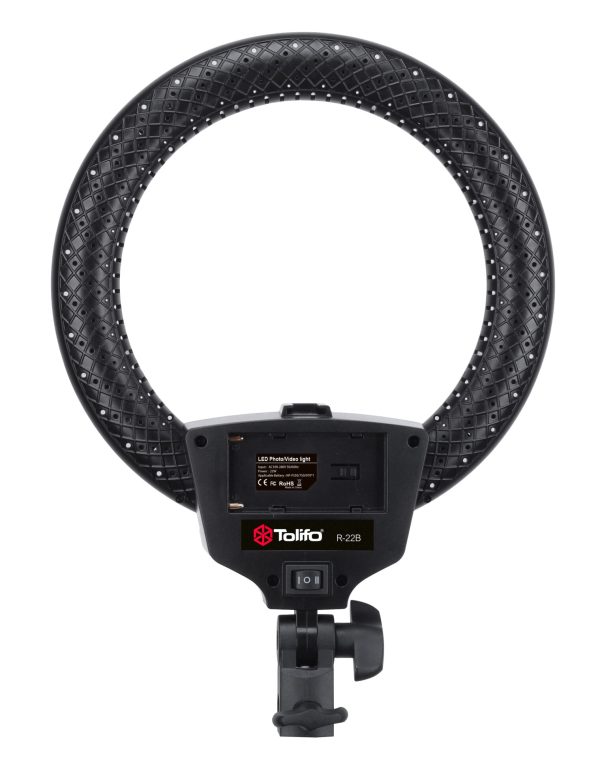 R-22B Bi Color Ring Light Super Bright 10" - Image 5