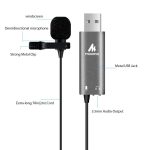 AU-UL20 Maono Mini Lavaliver USB Microphone With Sound Card - Image 2