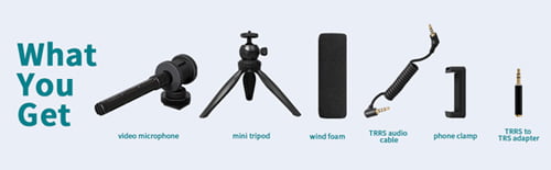 AU-CM11P Maono Professional Shotgun Vlog Microphone Kit - Image 5