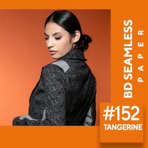 BD Tangerine Seamless Paper Background