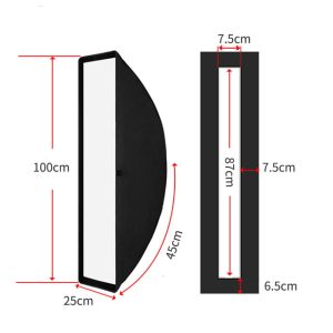 Quick Setup Strip Box 25 x100cm