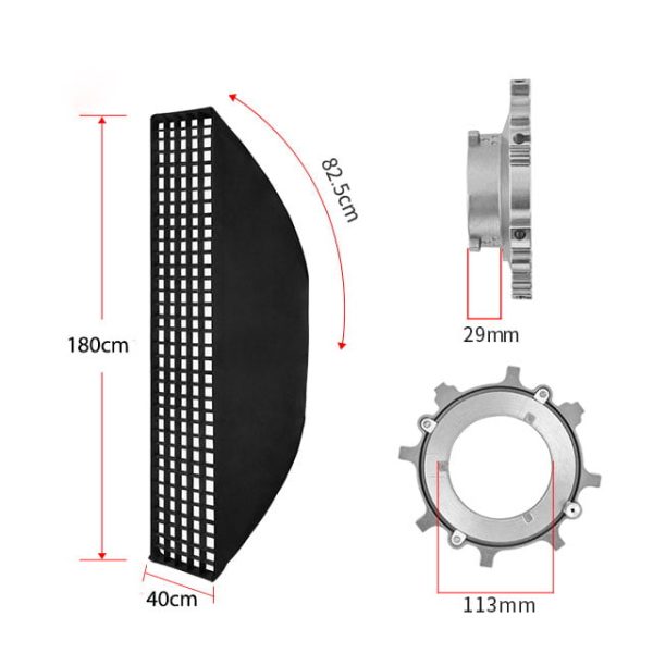 Strip Box 40x180cm Manually Set up