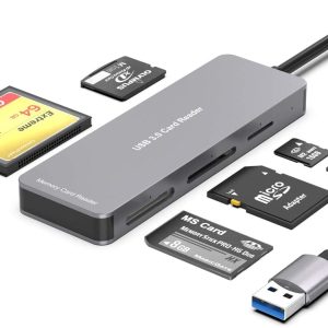 5 in 1 Card Reader USB 3.0 SD, Micro SD, CF, M2,CF& MS