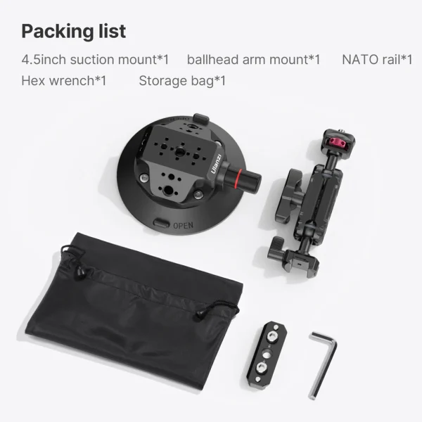 Ulanzi SC-02 Strong Suction Cup Mount (4.5") - Image 2