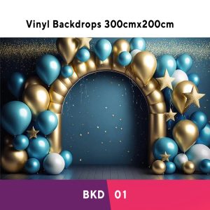 Colourful Birthday Vinyl Backdrop BKD01