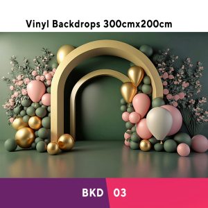 Colourful Birthday Vinyl Backdrop BKD03