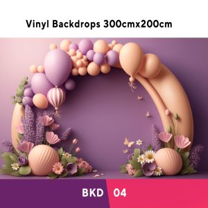 Colourful Birthday Vinyl Backdrop BKD04