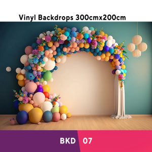 Colourful Birthday Vinyl Backdrop BKD07
