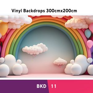 Colourful Birthday Vinyl Backdrop BKD11