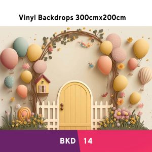 Colourful Birthday Vinyl Backdrop BKD14