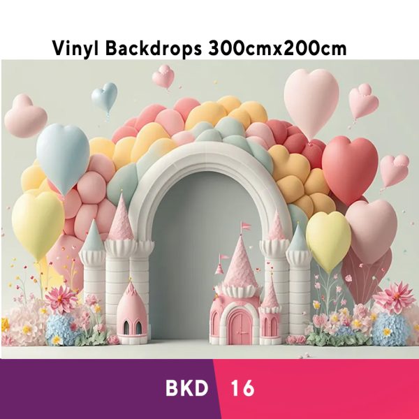 Colourful Birthday Vinyl Backdrop BKD16