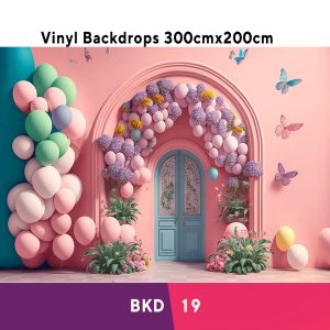 Colourful Birthday Vinyl Backdrop BKD19
