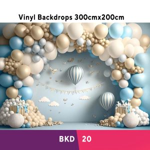 Colourful Birthday Vinyl Backdrop BKD20