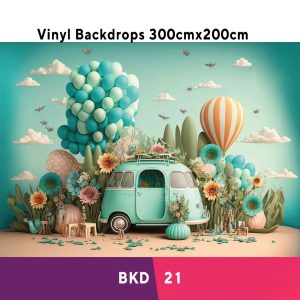 Colourful Birthday Vinyl Backdrop BKD21