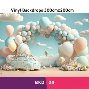 Colourful Birthday Vinyl Backdrop BKD24