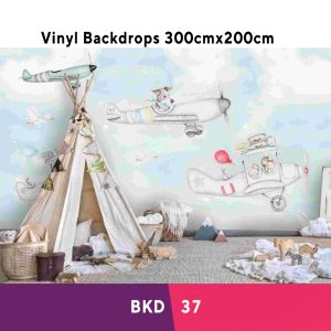 Colourful Birthday Vinyl Backdrop BKD37