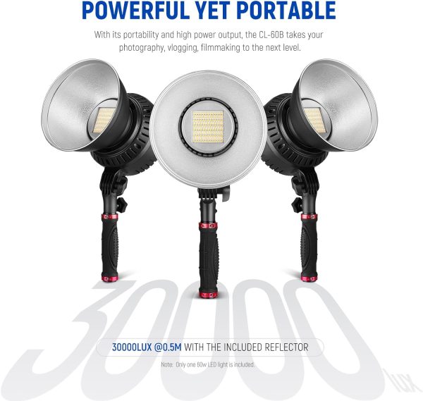 NEEWER CL-60B: Color-Adjustable 60W LED Video Light - Image 9