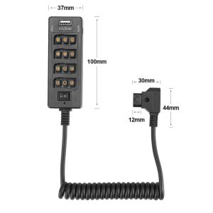 Multiple Power Hubs D-Tap Switch Min 4 Female Plus