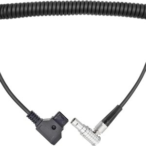D-TAP To Lemo-type 2 Pin Male Power Coiled Cable  for RED Komodo