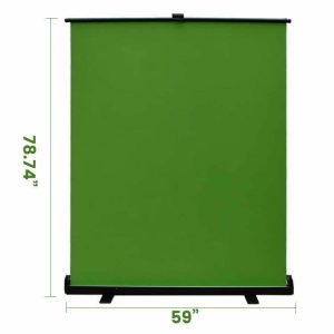 Portable 150x200cm Collapsible Oxford Green Screen Backdrop| Zoom Virtual Background