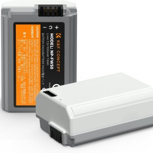 K&F Concept 1100mAh NP-FW50 Battery with Type-C Fast