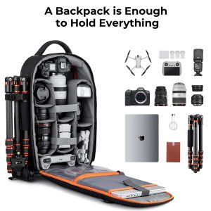 K&F Concept Multifunctional Large DSLR Camera Backpack