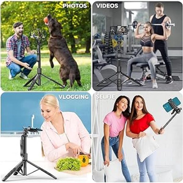 Wireless Selfie Stick Travel Tripod Stabilizer L16 - Image 4