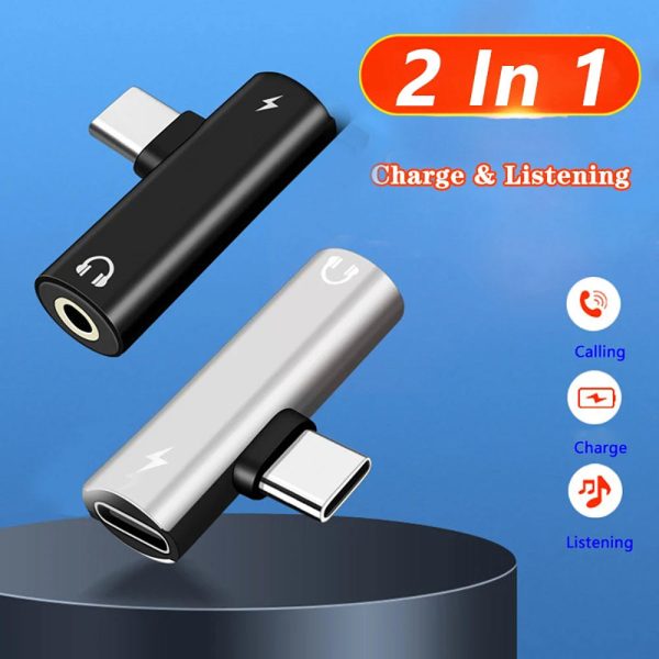 2 in 1 USB C to 3.5mm Adapter With the Usb C Headphone - Image 11