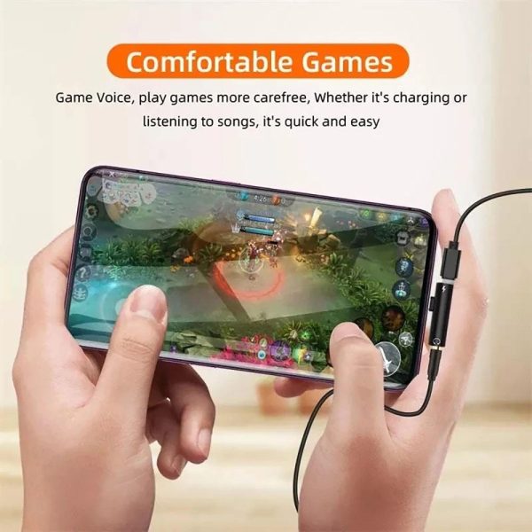 2 in 1 USB C to 3.5mm Adapter With the Usb C Headphone - Image 9