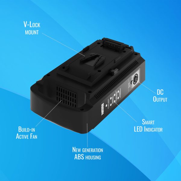V-Mount/V Lock NEWELL 2CH Dual Quick Battery AC Charger with DC 16.8V Power Supply Output - Image 5