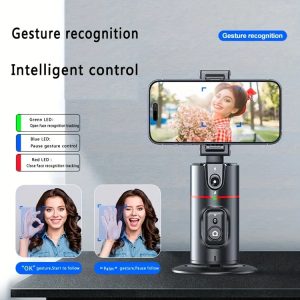 P02 360 Auto Face Tracking Gimbal Smartphone Video Vlog Gimb
