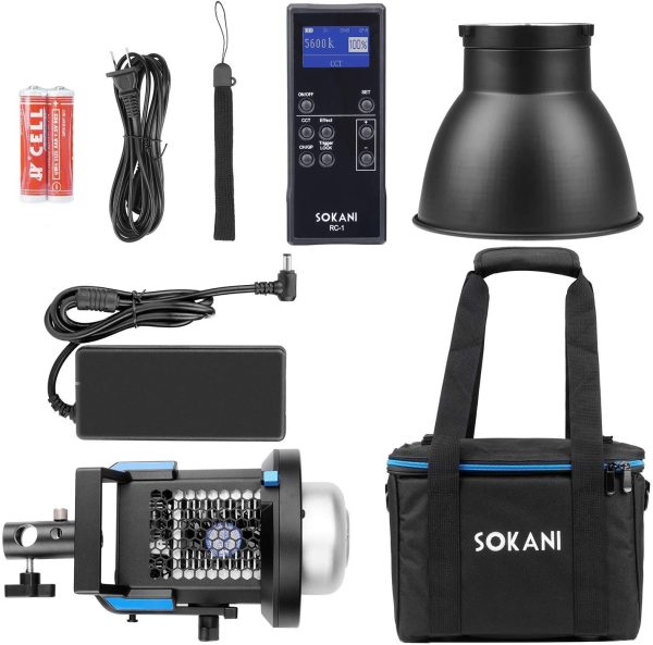 Sokani X60 V LED Video Light,80W 5600K Daylight Kit - Image 6