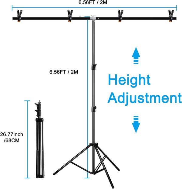 T-Shape Portable Backdrop Stand - Image 3