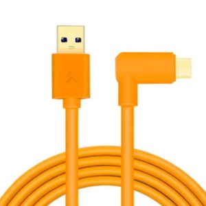 USB 3.0 AM - Angle USB-C Tethering Cable