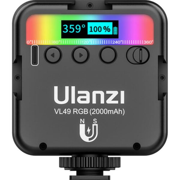 Ulanzi VL49 Rechargeable Mini RGB Light - Image 6