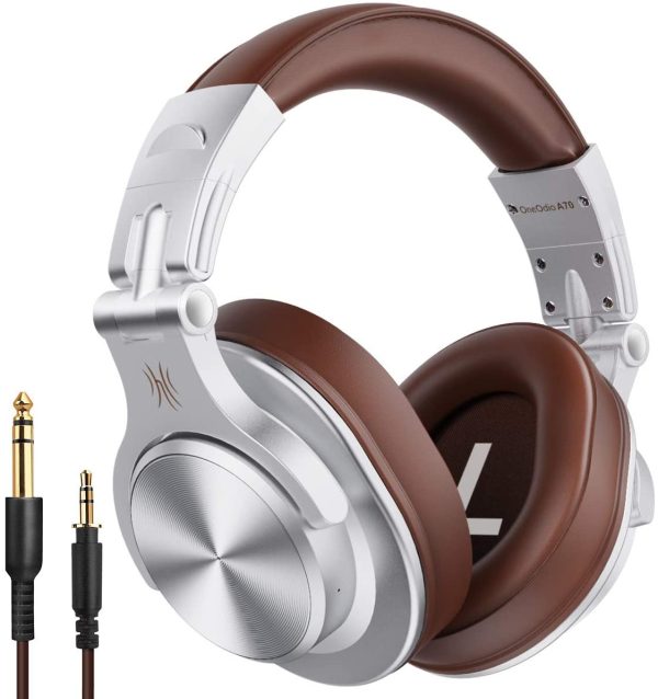 OneOdio A70 Bluetooth Over Ear Headphones, Wired and Wireless  Brown