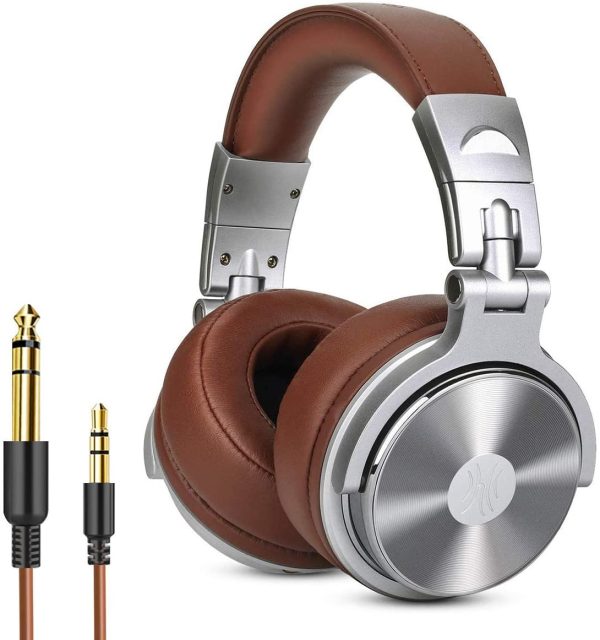 OneOdio A71 Studio Wired Headphones – Brown