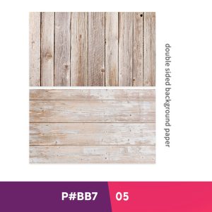 Big Size Wooden Textured Backdrop Double Sided # 05