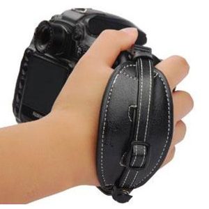 Lynca E2S Black Leather Camera Hand Wrist Strap