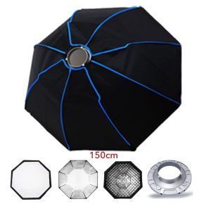 150cm Octagon Softbox Bowens Mount With Grid