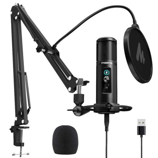 AU-PM422 Podcasting Voice-Overs, USB Condenser Microphone