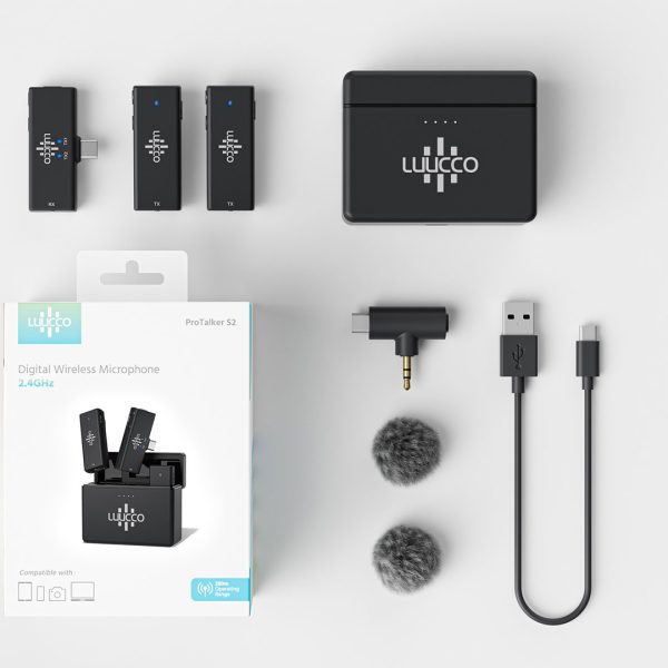 LUUCCO ProTalker S2 Dual Digital Wireless Microphone - Image 2