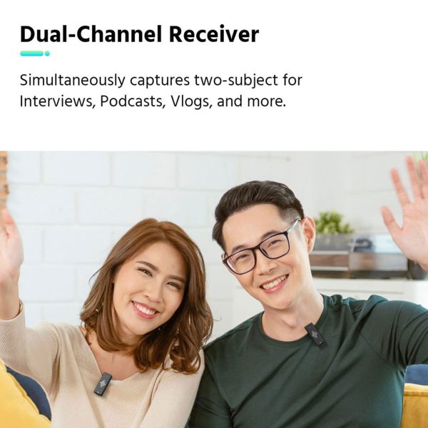 LUUCCO ProTalker S2 Dual Digital Wireless Microphone - Image 8