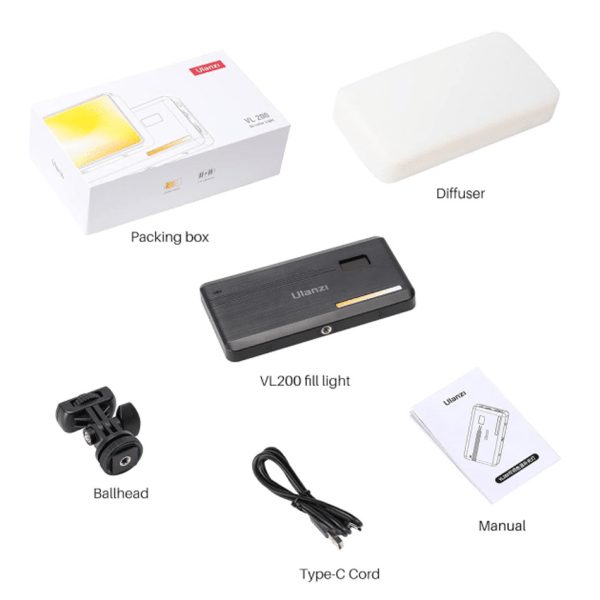 Ulanzi VL200 Bi-Color LED Video Light - Image 3