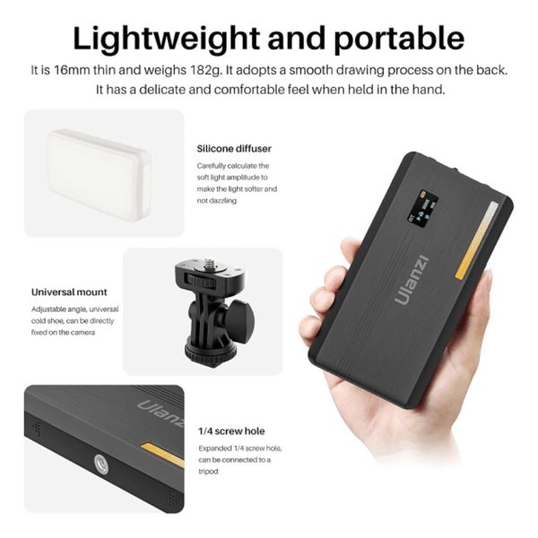 Ulanzi VL200 Bi-Color LED Video Light - Image 2