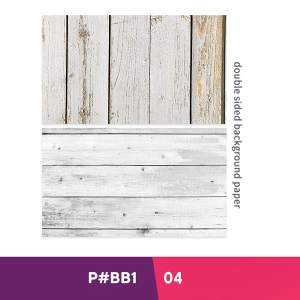 Wooden Textured Backdrop Double Sided # 04