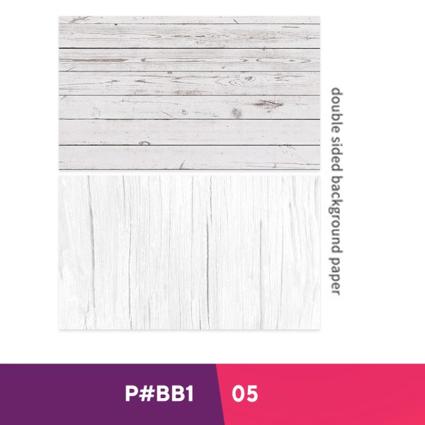 Wooden Textured Backdrop Double Sided # 05