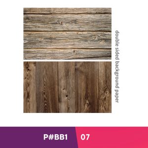 Wooden Textured Backdrop Double Sided # 07