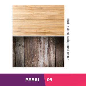 Wooden Textured Backdrop Double Sided # 09